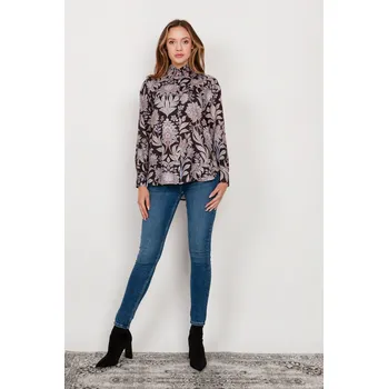 Dámská košile Halenka K116 - Lanti - Gemini 38/40 černá vzor