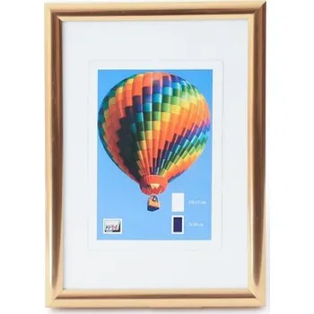 Rám na obraz Plastový fotorámeček New Lifestyle 13x18 měděný kph