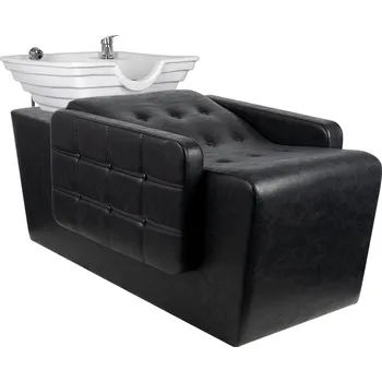 Kadeřnické křeslo VLASOVÝ SYSTÉM HSB05 ČERNÉ VLASY MYCÍ