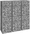 gabiony Dekorhome Gabionový vyvýšený záhon 10 x 5 cm 3 ks