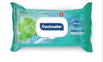 Hygienický ubrousek Freshmaker Antibakteriální vlhčené ubrousky limetka 120 ks