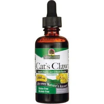 Zdraví Řemdihák svazčitý (Kočičí dráp), bylinné kapky, 60 ml, Nature's Answer