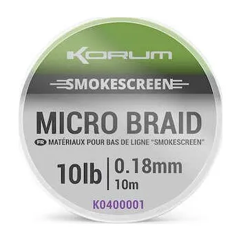 Šňůrka Korum Smokescreen Micro Braid 10m 10lb/0,18mm