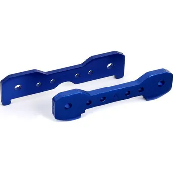 RC vybavení 1:8 Traxxas Sledge: Spojka čepů předních ramen hliníková, modře eloxovaná