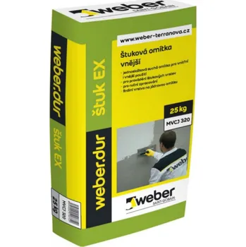 Omítka WEBER.dur štuk EX vnější 25 kg