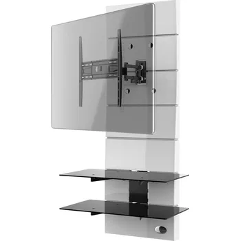 Televizní držák Držák TV Meliconi Ghost Design 3500 Matt pro úhlopříčky 32" až 70", nosnost 30 kg - bílý