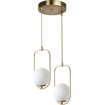 Stropní svítidlo Ahu bílé/měď