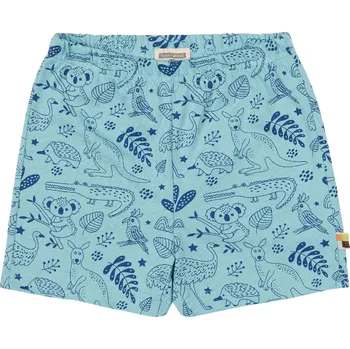 Chlapecké kraťasy Dětské kraťasy Autstralská zvířátka světle modrá loud + proud Velikost: 62/68