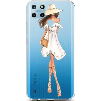 Pouzdro na mobilní telefon Kryt Realme C25Y silikon Lady 5 (obal neboli pouzdro na Realme C25Y)