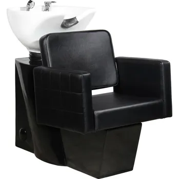 Kadeřnické křeslo GABBIANO MYCÍ JEDNOTKA NA VLASY ANKARA ČERNÁ
