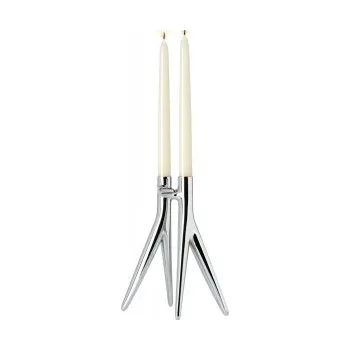 Svícen Abbracciaio chromová