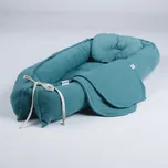 Tulimese Hnízdečko mušelínové tmavě zelené VARIANTY PROVEDENÍ HNÍZDEČKA: HNÍZDEČKO SOUPRAVA