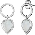 Náušnice ENGELSRUFER s měsíčními kameny ve tvaru kapky ERE-PUREDROP-MO