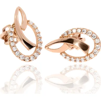 Náušnice Zlatnictví Helios Náušnice z růžového zlata