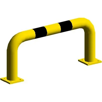 Plotový sloupek Obloukový nárazník rovný, 70 cm × 35 cm