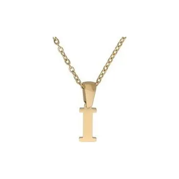 Řetízek Řetízek s písmenem I zlatá ocel