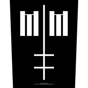Nášivka Merch Marilyn Manson: Zádová Nášivka Cross Logo Marilyn Manson 2019
