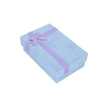 Dárková krabička Doria Dárková krabička papírová 80x52x26 mm, fialová