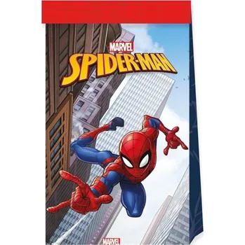 Party dekorace Procos PYTLÍČKY Spiderman Crime Fighter 4 ks