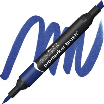 Lihová fixa WINSOR & NEWTON Promarker Brush & Chisel, INDIGO BLUE (V234)