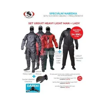Neoprenový oblek Potápěčský suchý oblek SET URSUIT HEAVY LIGHT MAN / LADY