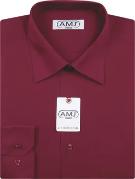 Pánská košile AMJ JD006 vínová