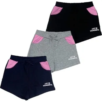 SEZON DÍVČÍ KRAŤASY "WONDERFUL" Barva: šedá, Velikost: 152