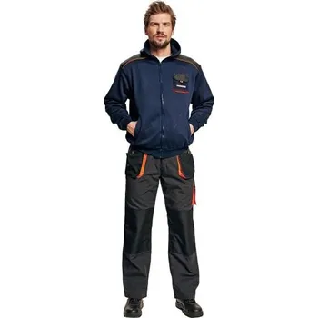 pracovní mikina EMERTON mikina s kapucí černá M