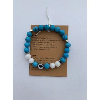 Náhrdelník Ostatní Náramek Tyrkys a Jadeit, silný ochranný amulet