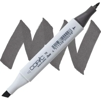 Lihová fixa COPIC Classic oboustranná Fine & Chisel, T6 Toner gray 6