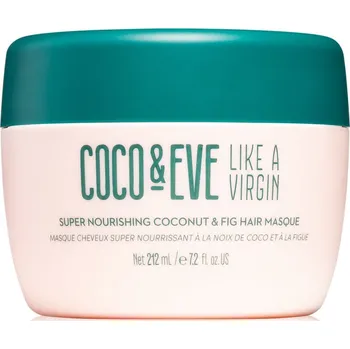 Vlasová regenerace Coco & Eve Like A Virgin Super Nourishing Coconut & Fig Hair Masque hloubkově vyživující maska pro lesk a hebkost vlasů 212 ml