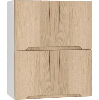 Kuchyňská skříňka Kuchyňská Skříňka Zoya W60grf/2 Dub Halifax /Bílý