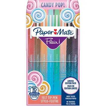 PAPER MATE Flair Medium, 16ks Candy Pop