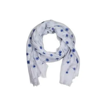 Šála Dámská šála bílá se vzorem T001/4