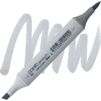 Lihová fixa COPIC Sketch oboustranná Brush & Chisel, C2 Cool gray 2