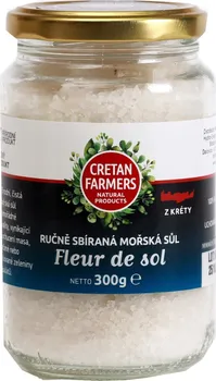 Kuchyňská sůl Cretan Farmers Krétská mořská sůl 300 g květová