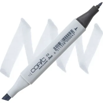Lihová fixa COPIC Classic oboustranná Fine & Chisel, C3 Cool gray 3