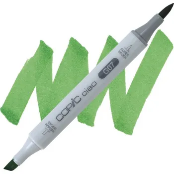 Lihová fixa COPIC Ciao oboustranná Brush & Chisel, G07 Nile green