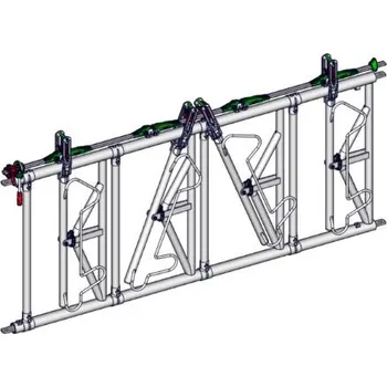 Žlabová zábrana pro skot Safety, 4 místa/2,60m