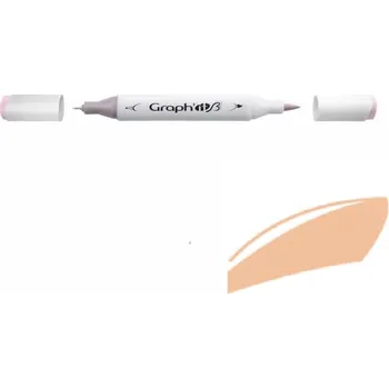 Lihová fixa GRAPH'IT oboustranná Brush & Chisel, Nude 1