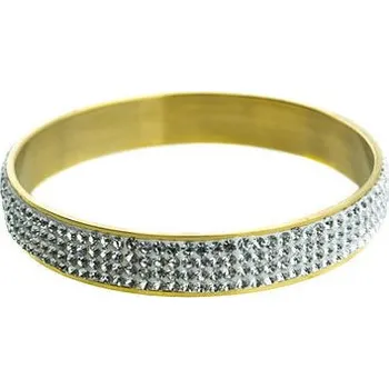 Náramek Doria Náramek zlatý z chirurgické oceli CRYSTAL GOLD