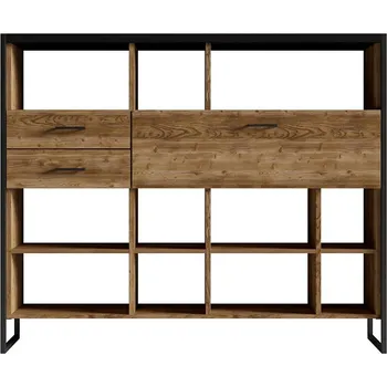 Vinotéka Regál Tarabo 48 Appenzeller Fichte / Černá Mat