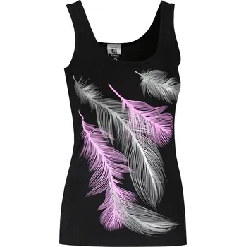 Dámské tílko ALTISPORT CARRYOVER ALW112136 ČERNORŮŽOVÁ S