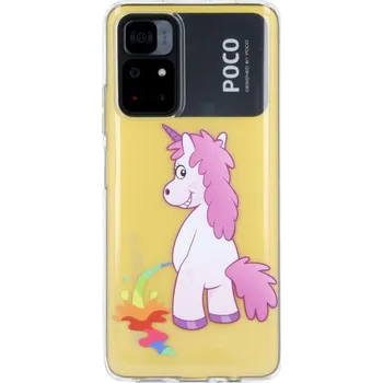 Pouzdro na mobilní telefon Kryt Xiaomi Poco M4 Pro 5G silikon Rude Unicorn (obal neboli pouzdro na Xiaomi Poco M4 Pro 5G)