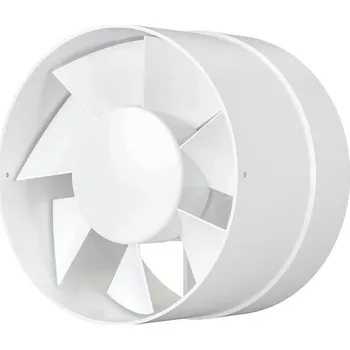 Vzduchotechnika Malý ventilátor do potrubí Dalap 125 DAN s kuličkovými ložisky, zúžený, Ø 125 mm