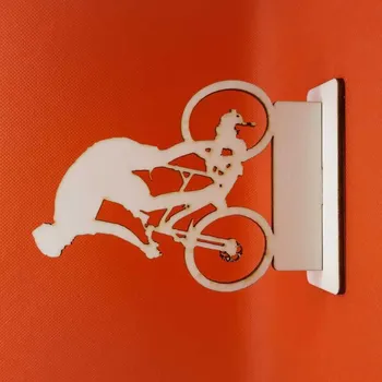 Vánoční dekorace Dřevěná figurka Horské kolo DPF003