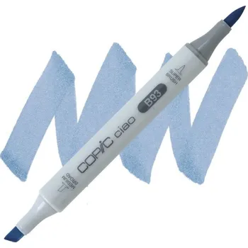 Lihová fixa COPIC Ciao oboustranná Brush & Chisel, B93 Light crockery blue