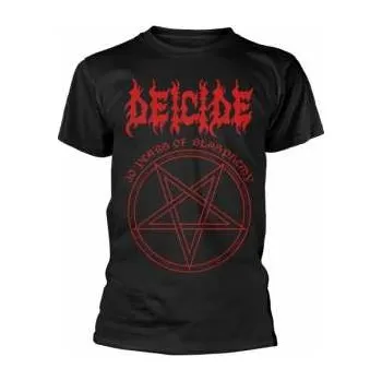 Pánské tričko Merch Deicide: Tričko 30 Years Of Blasphemy XL 2021