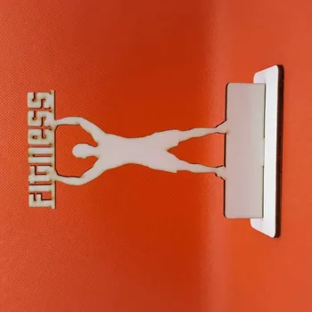 Vánoční dekorace Dřevěná figurka Fitness DPF007