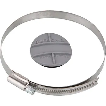 Kanalizační potrubí Airfit Opravná zátka DN125 s nerezovými hadicovými sponami, 12mm